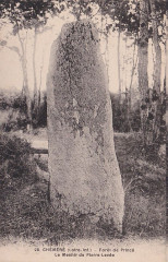 Carte postale ancienne - Menhir de Pierre-Levée de Chéméré -
													44 Loire Atlantique
												