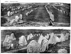 Alignments of megaliths around Carnac, Brittany. Wellcome M0015327 -
													56 Morbihan
												