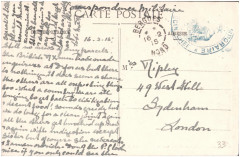 Postcard from Margaret Ripley to her mother, sent 16 February 1915  -
													59 Nord
												