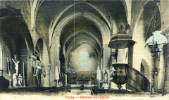 Plailly (60), intérieur de l'église -
													60 Oise
												
