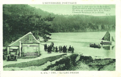 Lac Pavin-Fr-63-carte postale-vers 1929-a01