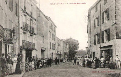 Ille-sur-Tet - Route nationale (CP Authié) -
													66 Pyrénées Orientales
												