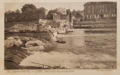 L1470 - Lagny-sur-Marne - Destruction du pont de pierre