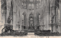 L1745 - Lagny-sur-Marne - Intérieur de l'église -
													77 Seine et Marne
												