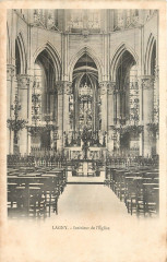 L1750 - Lagny-sur-Marne - Intérieur de l'église -
													77 Seine et Marne
												