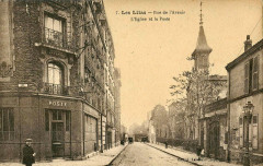 Lafontaine 7 - Les Lilas - Rue de l'Avenir - L'Eglise et la Poste