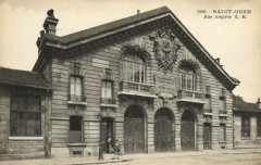 Carte postale ancienne Rue Ampère
                                                                     à Saint-Ouen-sur-Seine
                                