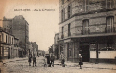 Carte postale ancienne Rue de la Procession
                                                                     à Saint-Ouen-sur-Seine
                                