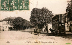 Stains.Place de Vatry -
													93 Seine Saint Denis
												