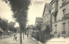 Villemomble.Boulevard Papin.Bicyclettes -
													93 Seine Saint Denis
												