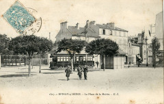 Gi 1827 - Epinay - La Place de la Mairie -
													93 Seine Saint Denis
												
