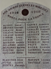 Forest-Montiers, 14-18, anciens élèves