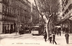 Toulon Bd de Strasbourg tramway 1910 -
													83 Var
												