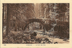 Gérardmer-Fr-88-Cpa-le Pont des Fées