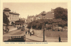 Vittel-Fr-88-vers 1930-rue de la gare-1 -
													88 Vosges
												