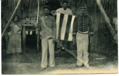 Raiatea – Avant la pacification. – Officiers indigènes, à Avera (2)