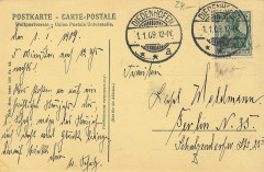 Diedenhofen, Elsass-Lothringen - Postamt (back) (Zeno Ansichtskarten)