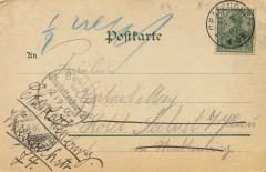 Dieuze, Elsass-Lothringen - Chevauleger-Kaserne (2) (back) (Zeno Ansichtskarten)