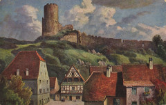 Kaysersberg, Elsass-Lothringen - Stadtansicht und Burgruine (Zeno Ansichtskarten)