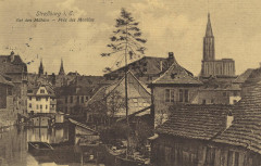Straßburg i. E., Elsass-Lothringen - Bei den Mühlen (Zeno Ansichtskarten)