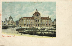 Straßburg i. E., Elsass-Lothringen - Peterskirche; Kaiserpalast (Zeno Ansichtskarten)