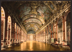 Carte postale ancienne Gallery of Mirrors, Versailles, France-LCCN2001698740
                                