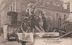 Mi-Carême 1907 - Char du VIIème arrondissement - Le Canon des Invalides -
													75 Paris
												