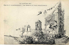 Mi-Carême 1907 Char du 1er arrondissement