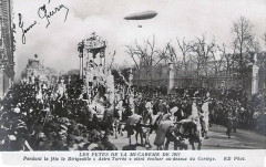 Mi-Carême 1911 et dirigeable Astra Torrès