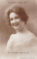 Reine du IVème arrondissement 1922 Colomb