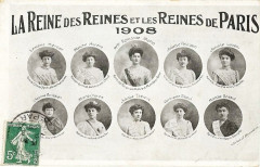Reines de la Mi-Carême 1908 à Paris