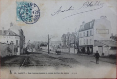 L1952 - Lagny-sur-Marne - Rue Jacques Lepaire et entrée du pont