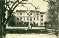 Caudéran - Hôpital Complémentaire N° 22 (Ecole normale) 2 à Bordeaux