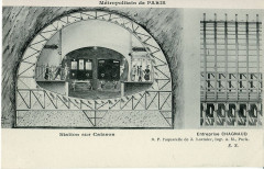 Métropolitain de Paris - station sur caisson