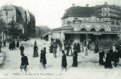 Carte postale ancienne La Gare de la Porte Maillot
                                                                     à Paris 17e
                                