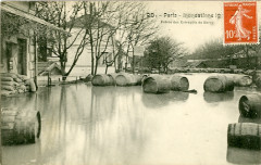 Inondation centenale Entrepôt de Bercy 1910