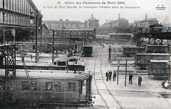 Paris - Grève des cheminots du Nord (1910) - La gare du Nord désertée