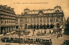 Patras 124 - Paris - Gare St-Lazare, Cour du Havre et Rue d'Amsterdam -
													75 Paris
												