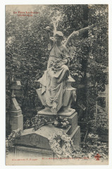 Carte postale ancienne Le Père-Lachaise - Enrico Tamberlick
                                                                     à Paris 20e
                                