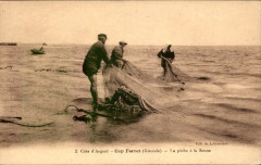 Cap-Ferret - Péche à la Senne