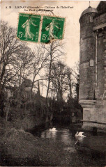 Lignan-chateau-de-lisle-fort-le-pont-et-les-cygnes-1909