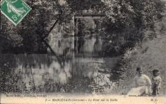Marcenais - Le pont sur la Saye
