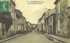 Monségur - rue de l'école des filles