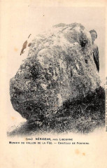 Nérigean - Menhir de la vallée de la fée