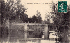 Noaillan - pont sur le Ciron