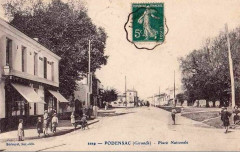 Podensac - place Nationale a