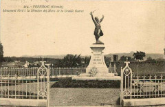 Preignac - monument aux morts 1