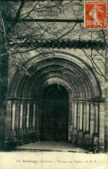 Romagne - église (portail)