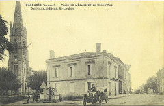 Saint-Loubès-place-de-l'eglise