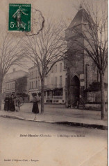 Saint-Macaire - porte de l'horloge 3